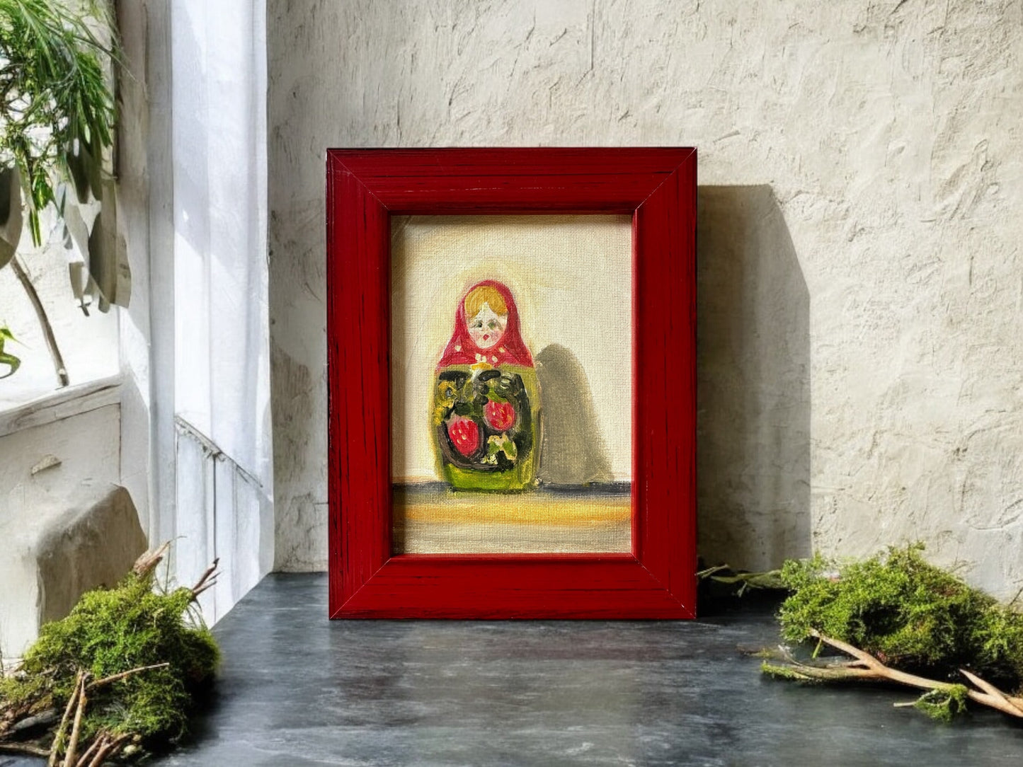 Dolly - Oil on Board - #1220