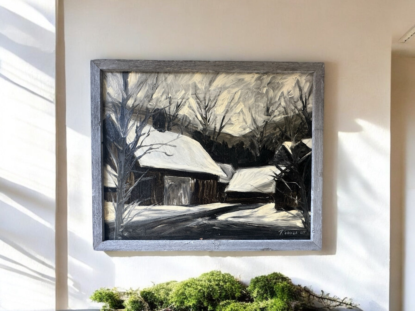 Barns in Snow - Ray Souza - #1212