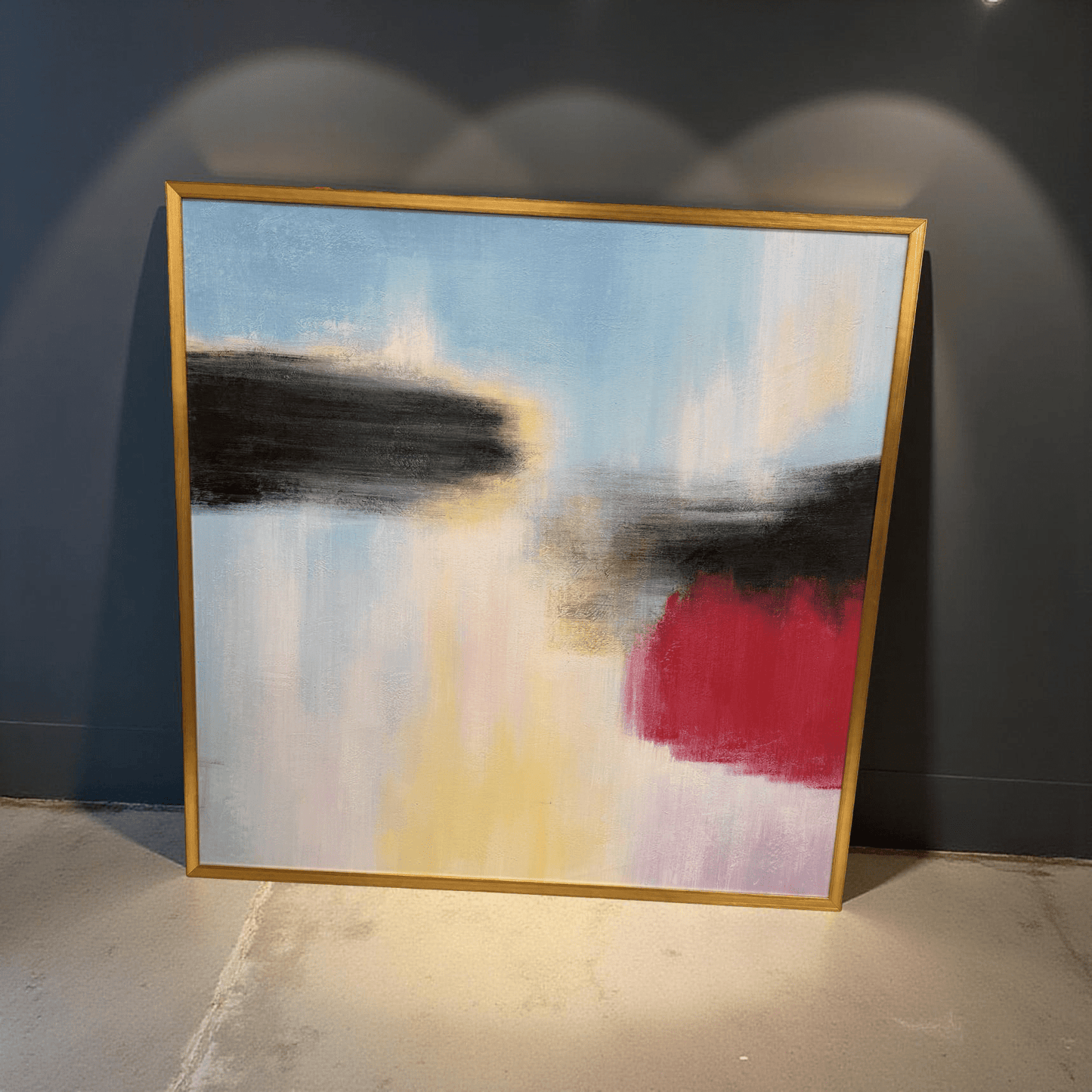 Feathered Quiet - Abstract Oil - 1433 - The Artful