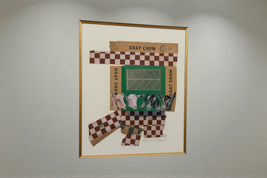 Robert Rauschenberg - Goat Chow (from the Chow Bags suite), 1977 #1421
