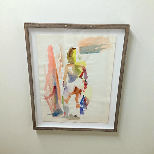 Gesture in Stillness by A. Ferrara 1964 - Mixed Media on Paper #1424