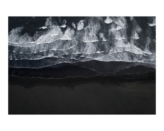 Midnight Beach – Black & White Fine Art Photograph