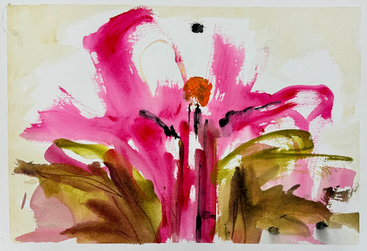 Pink Bloom – Abstract Floral Fine Art Print