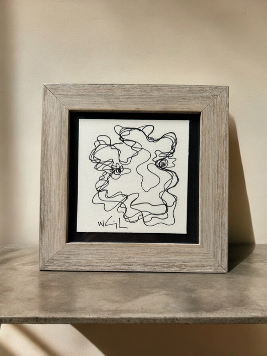 Scribble Faces - Wayne Cunningham -  #1082