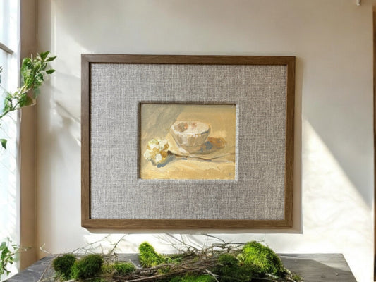 Carnation & Cup - Oil Painting - #1168