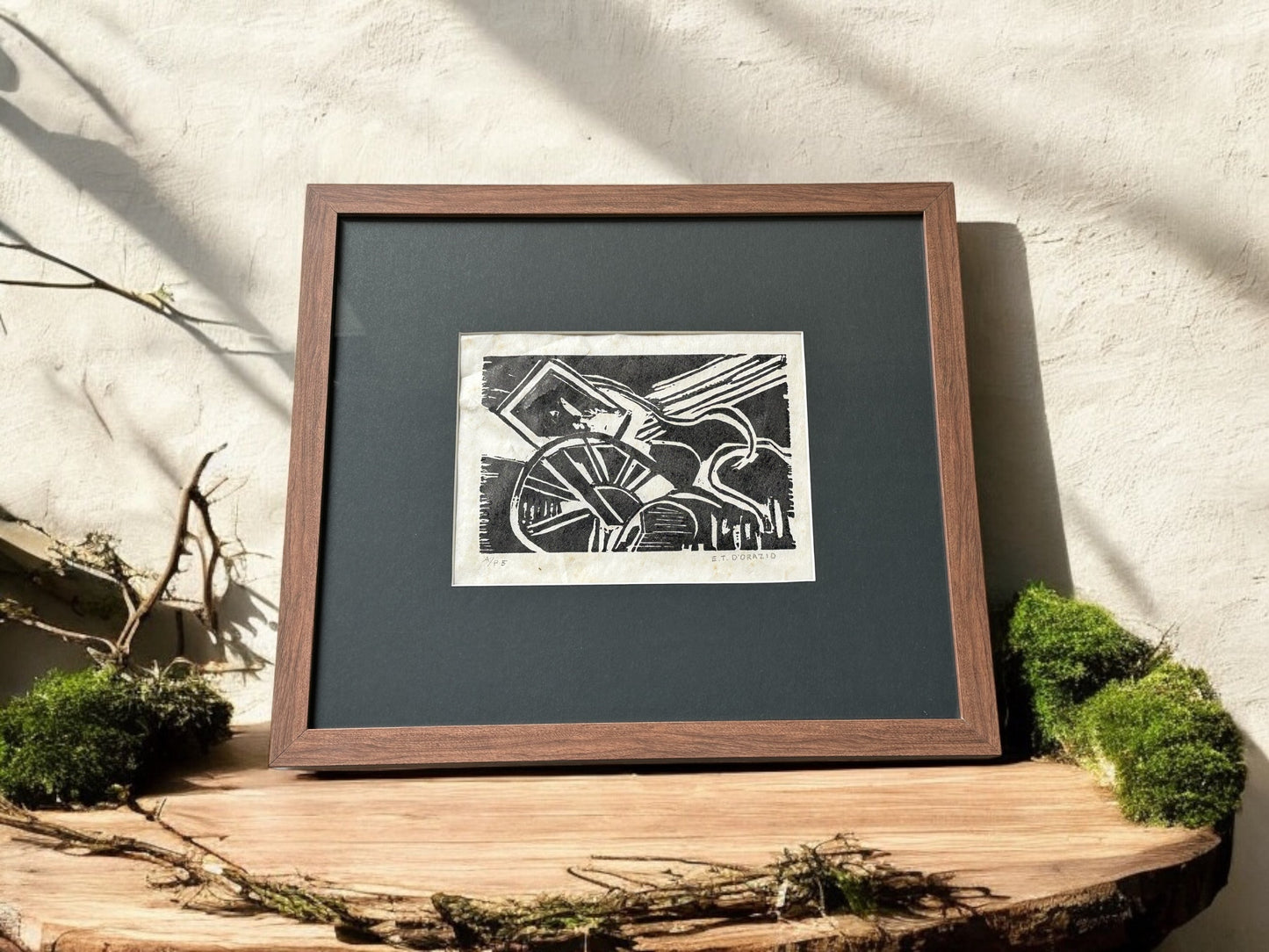 E.T. D’Orazio A.P. - Wood Cut - #1067