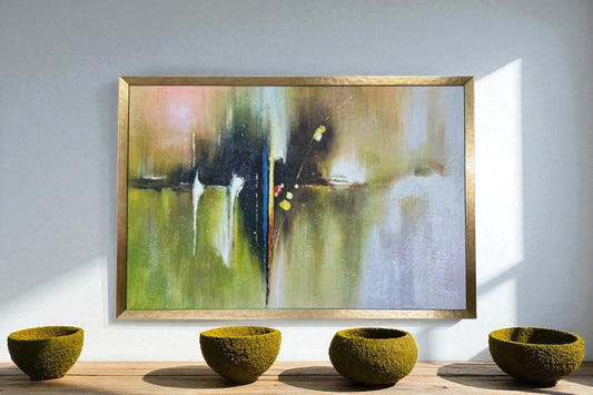 Shadows that breathe- Abstract Oil - #1447