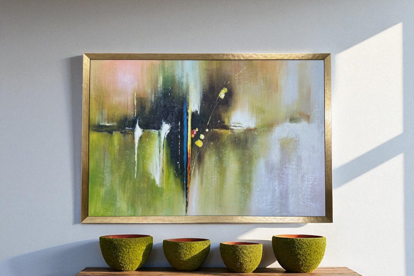 Shadows that breathe- Abstract Oil - #1447