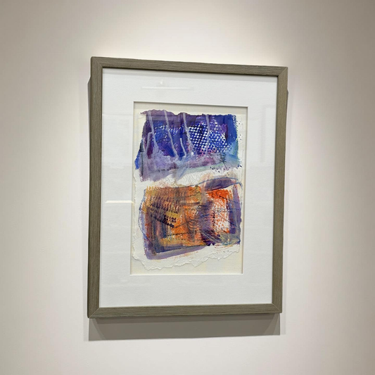 Veins of color - Angela Reed - Mixed media on paper #1419