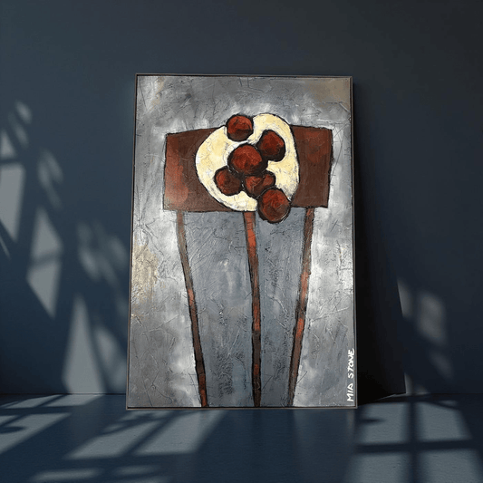 Table Setting - Mia Stone - Mixed media on canvas 1427 - The Artful