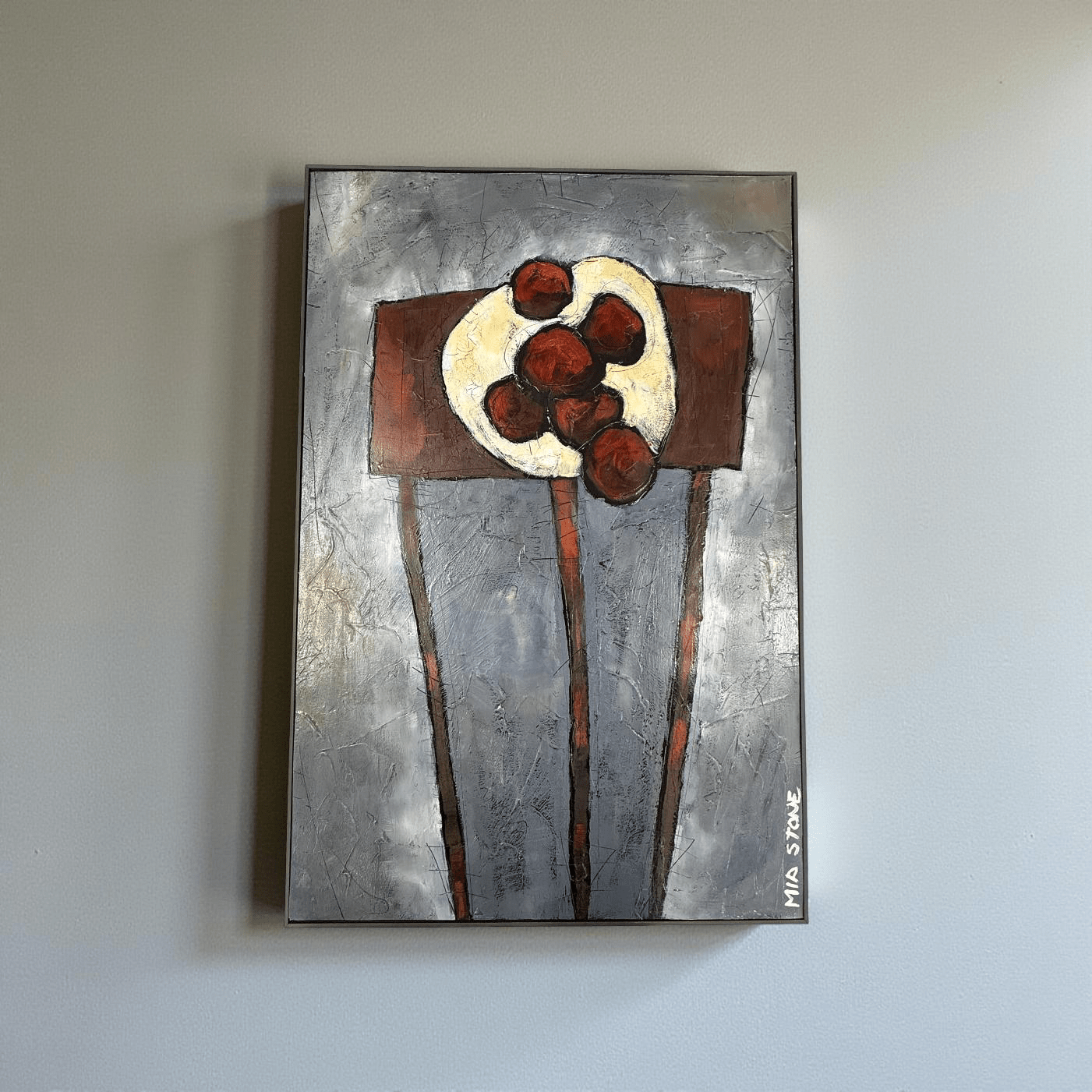 Table Setting - Mia Stone - Mixed media on canvas 1427 - The Artful