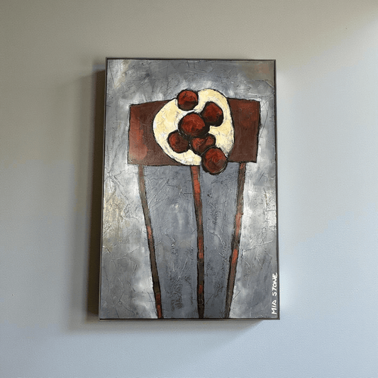 Table Setting - Mia Stone - Mixed media on canvas 1427 - The Artful
