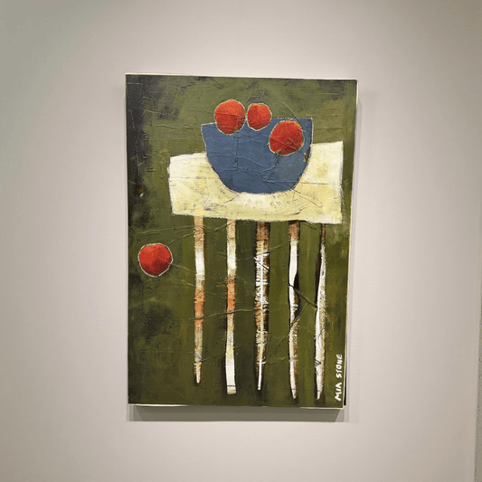 Table Setting II - Mia Stone - Mixed media on canvas 2006 - The Artful