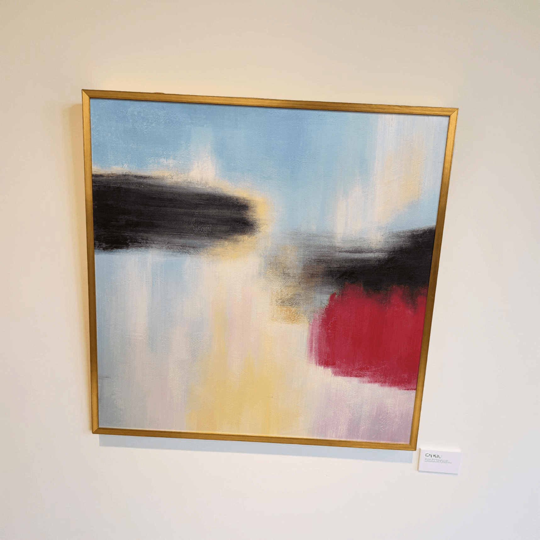 Feathered Quiet - Abstract Oil - 1433 - The Artful