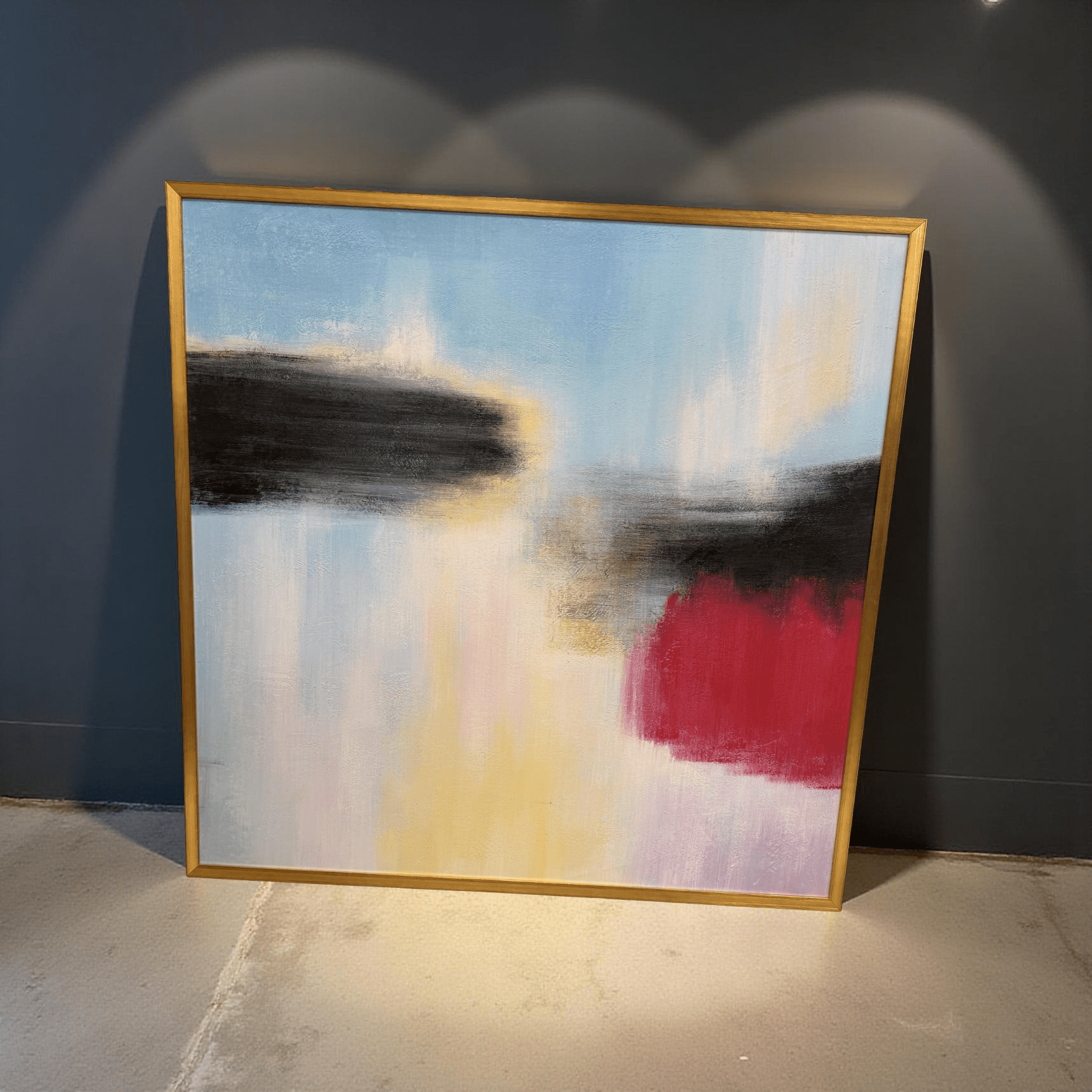 Feathered Quiet - Abstract Oil - 1433 - The Artful